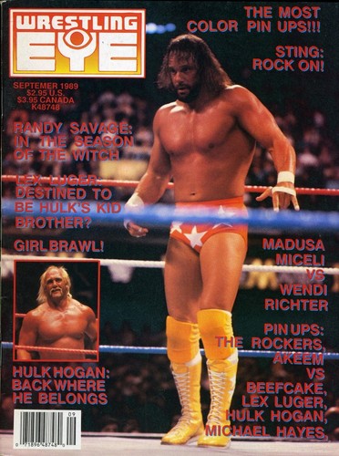 Wrestling Eye September 1989 Magazine PWcatalog