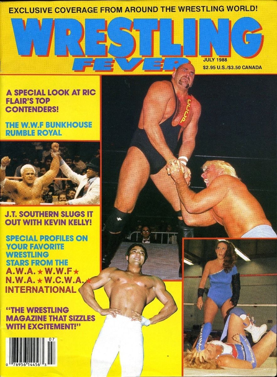 Wrestling Fever July 1988 Magazine PWcatalog
