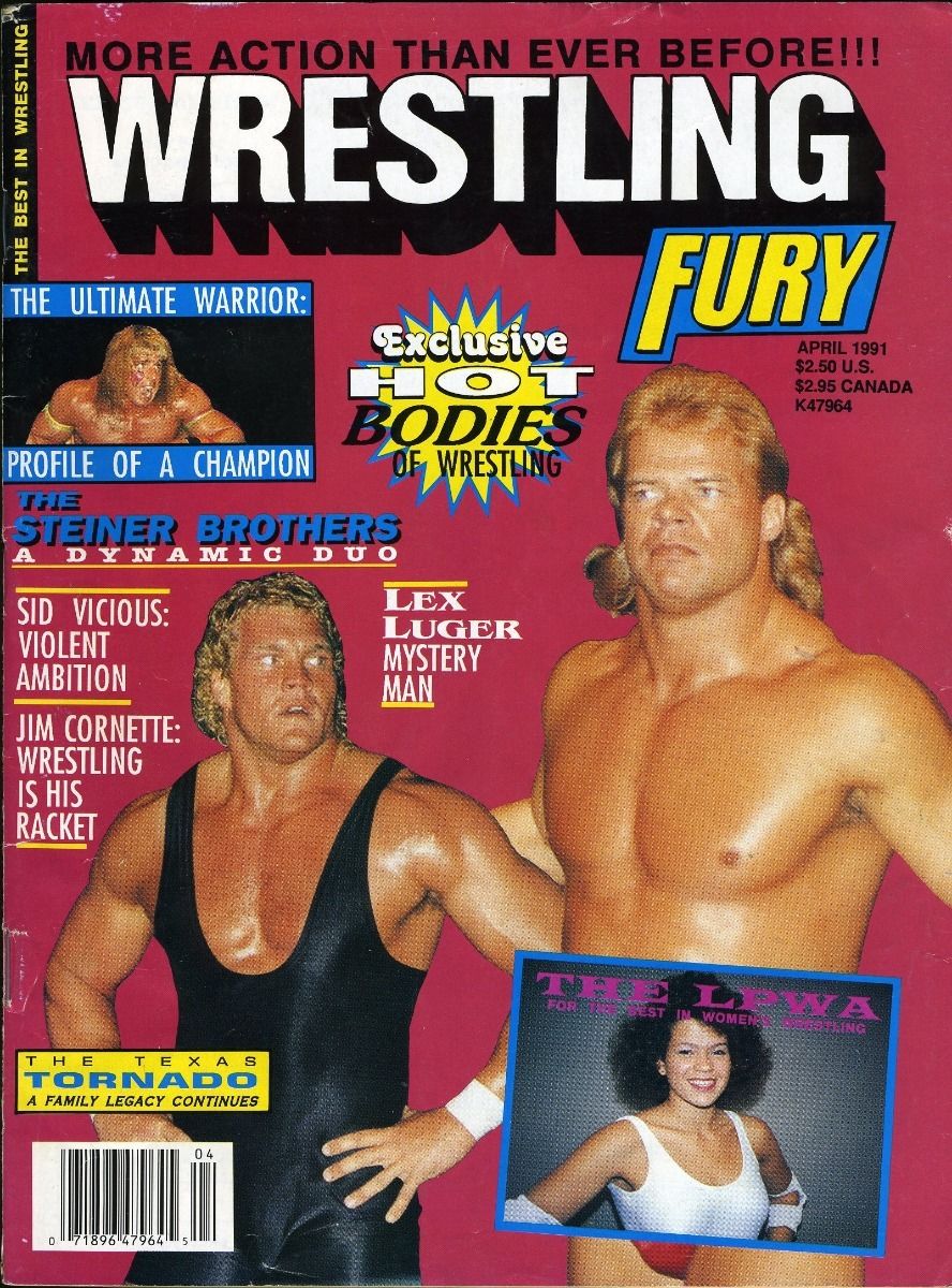 Wrestling Fury April 1991 Magazine PWcatalog