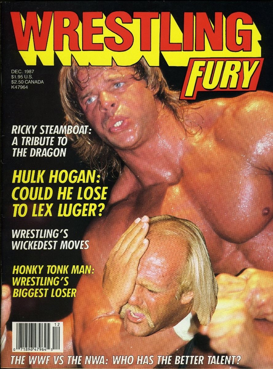 Wrestling Fury December 1987 Magazine PWcatalog