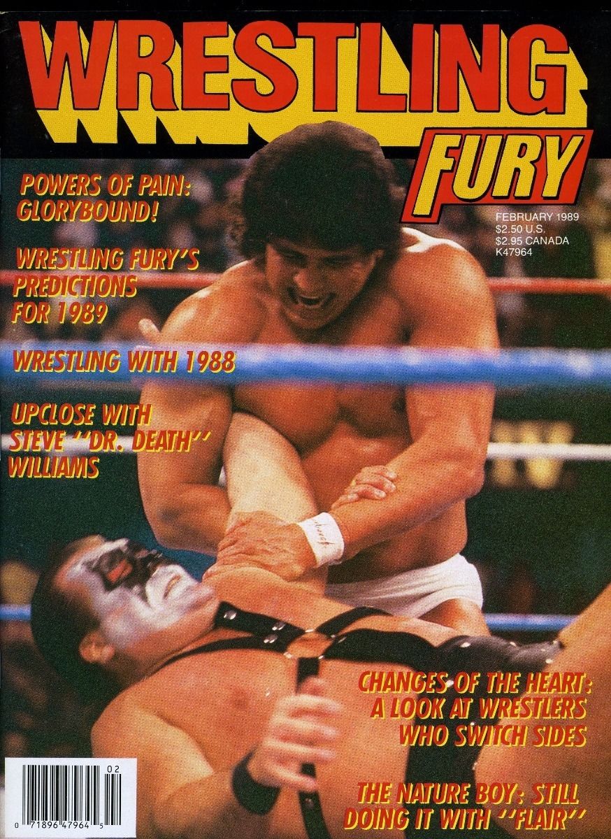 Wrestling Fury February 1989 Magazine PWcatalog