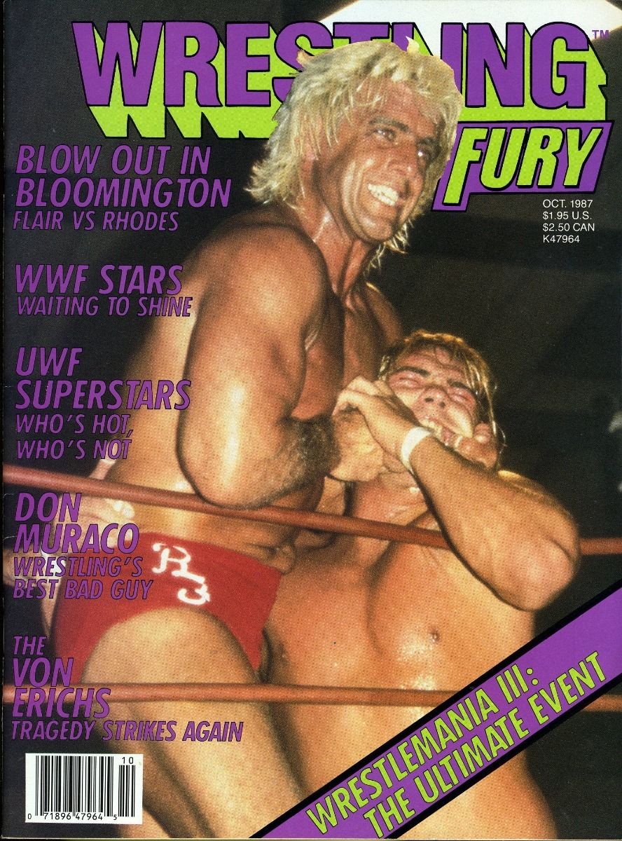 Wrestling Fury October 1987 Magazine PWcatalog