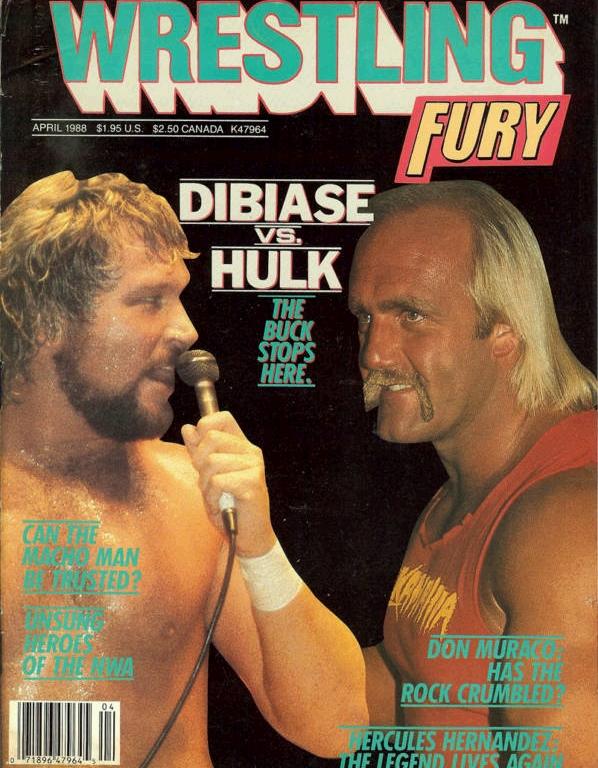Wrestling Fury April 1988 Magazine PWcatalog