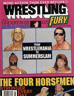 Wrestling Fury August 1991 Magazine PWcatalog