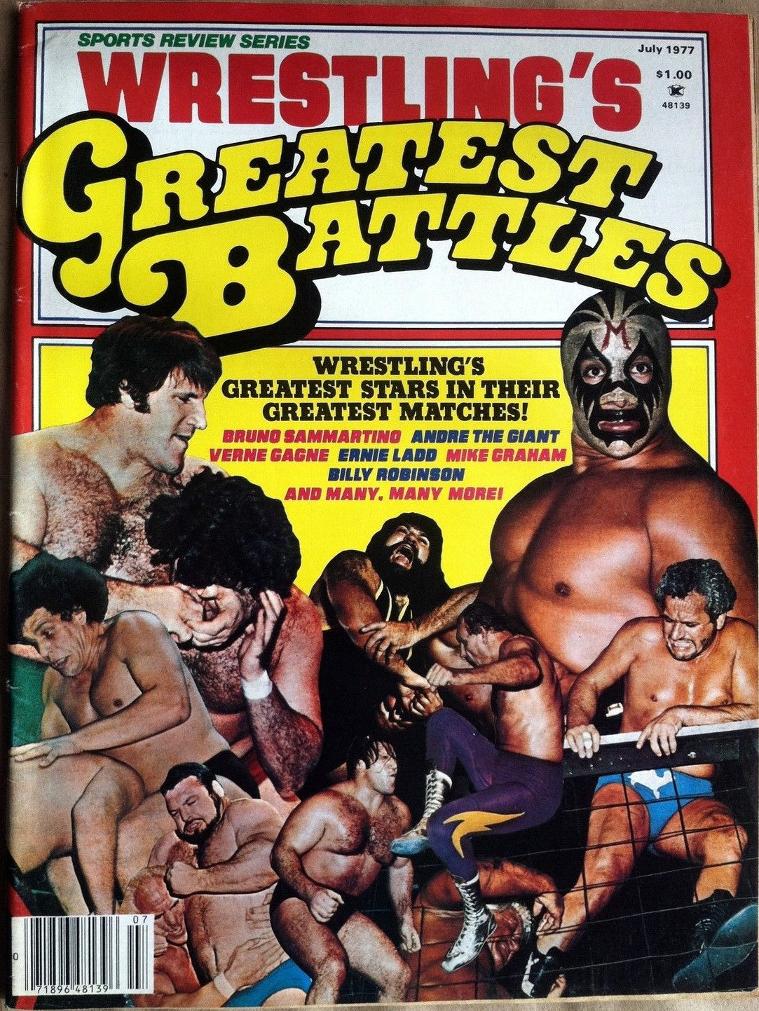 Wrestling Greatest Battles July 1977 Magazine PWcatalog