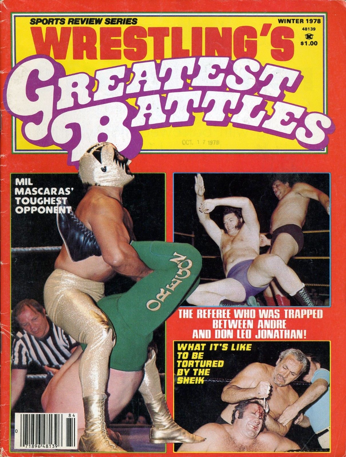Wrestling Greatest Battles Winter 1978 Magazine PWcatalog