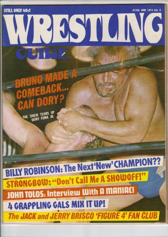 Wrestling Guide June 1974 Magazine PWcatalog