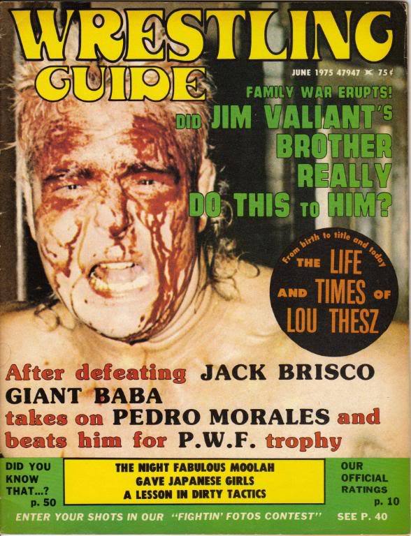 Wrestling Guide June 1975 Magazine PWcatalog