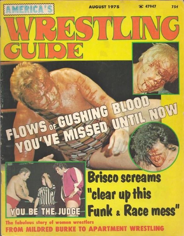 Wrestling Guide August 1975 Magazine PWcatalog