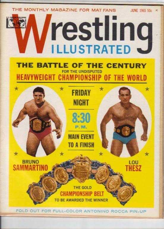 Wrestling Illustrated June 1965 Magazine PWcatalog