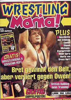 Wrestling Mania! March 1994 Germany Magazine PWcatalog
