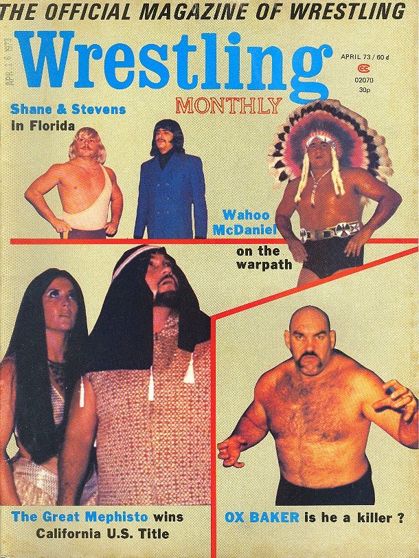 Wrestling Monthly April 1973 Magazine PWcatalog