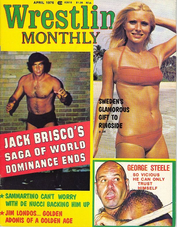 Wrestling Monthly April 1976 Magazine PWcatalog