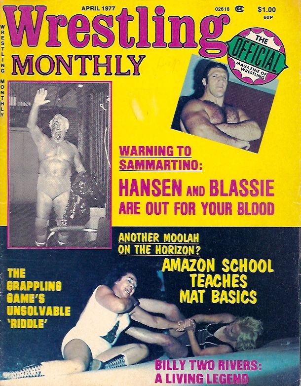 Wrestling Monthly April 1977 Magazine PWcatalog