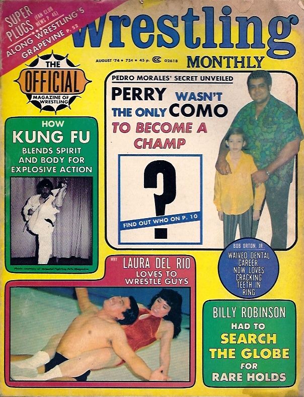 Wrestling Monthly August 1974 Magazine PWcatalog