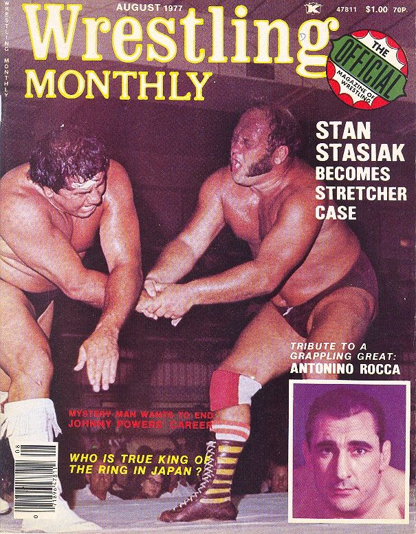 Wrestling Monthly August 1977 Magazine PWcatalog