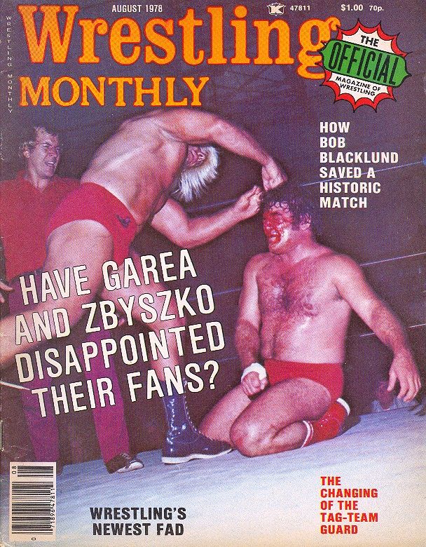 Wrestling Monthly August 1978 Magazine PWcatalog