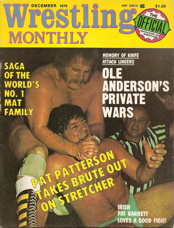 Wrestling Monthly December 1976 Magazine PWcatalog