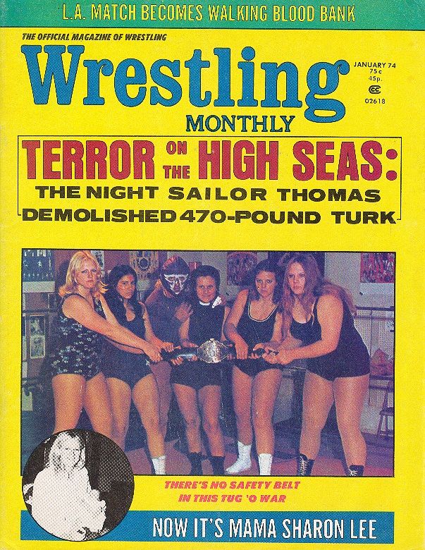 Wrestling Monthly January 1974 Magazine PWcatalog