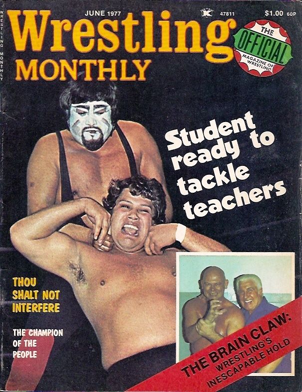 Wrestling Monthly June 1977 Magazine PWcatalog