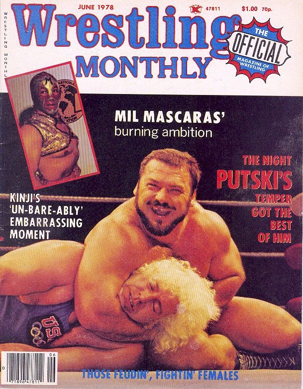 Wrestling Monthly June 1978 Magazine PWcatalog