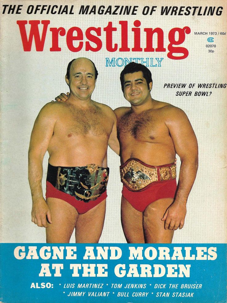 Wrestling Monthly March 1973 Magazine PWcatalog
