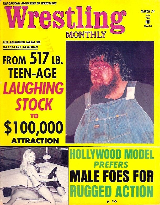 Wrestling Monthly March 1974 Magazine PWcatalog