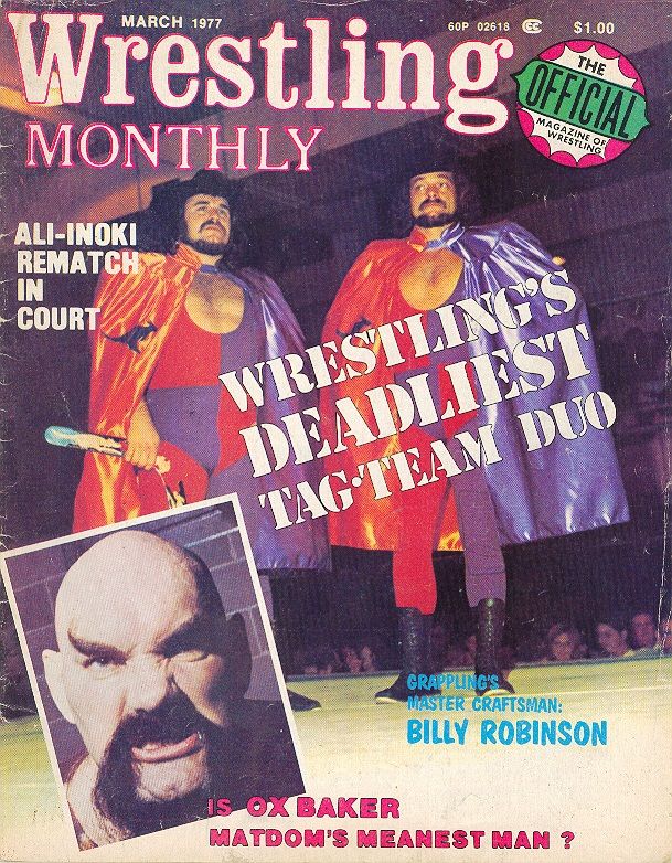 Wrestling Monthly March 1977 Magazine PWcatalog