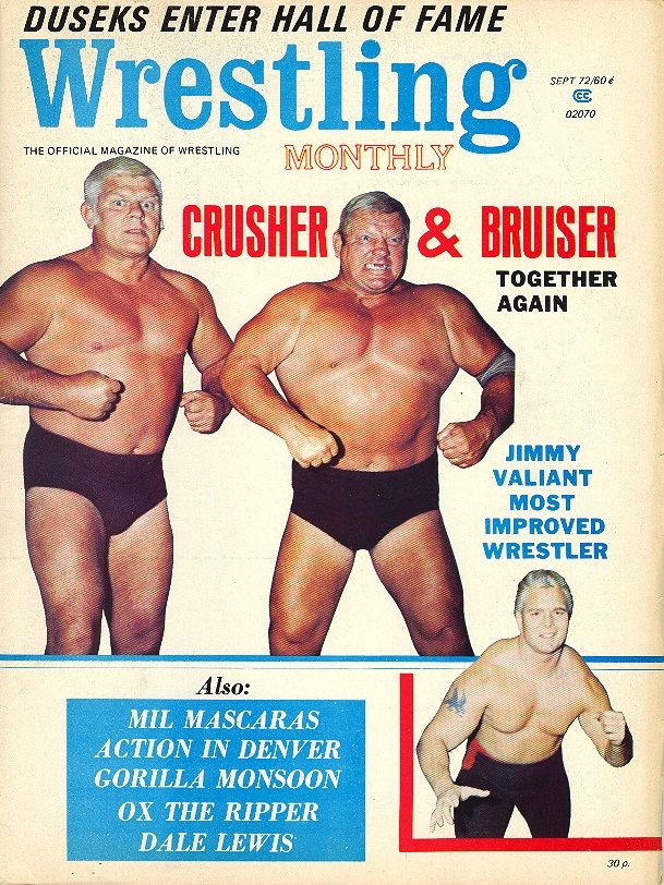 Wrestling Monthly September 1972 Magazine PWcatalog