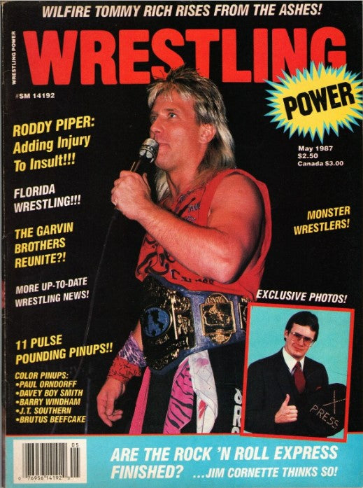 Wrestling Power May 1987 Magazine PWcatalog