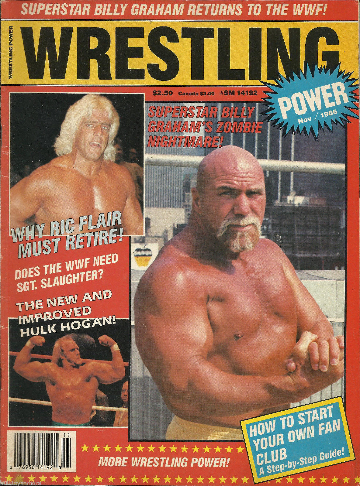 Wrestling Power November 1986 Magazine PWcatalog