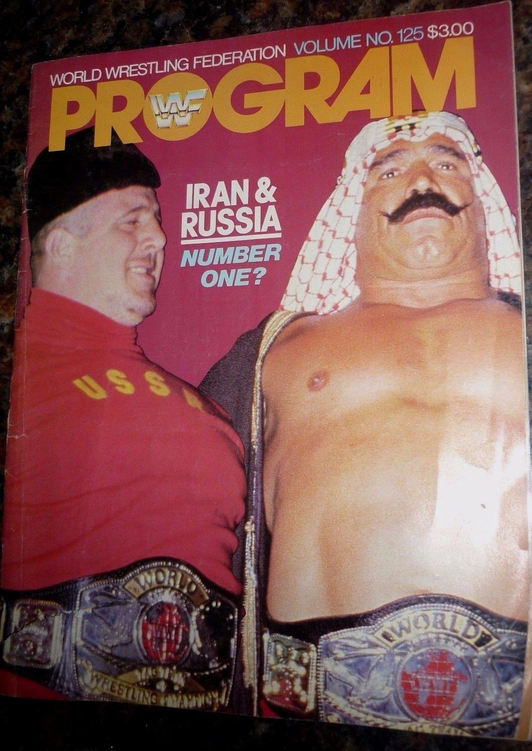 WWF Wrestling Program Volume 125 Magazine PWcatalog