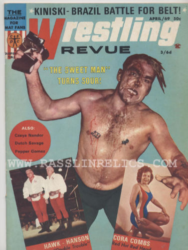 Wrestling Revue April 1969 Magazine PWcatalog