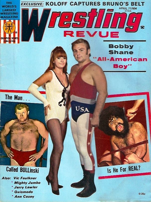 Wrestling Revue April 1971 Magazine PWcatalog