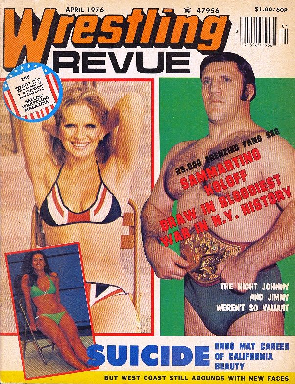 Wrestling Revue April 1976 Magazine PWcatalog