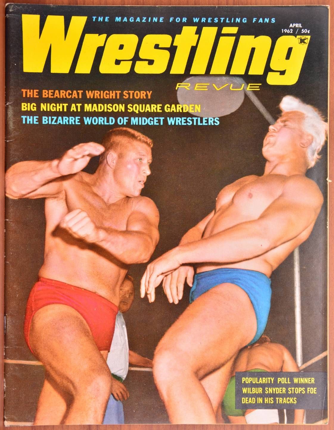 Wrestling Revue April 1962 Magazine PWcatalog