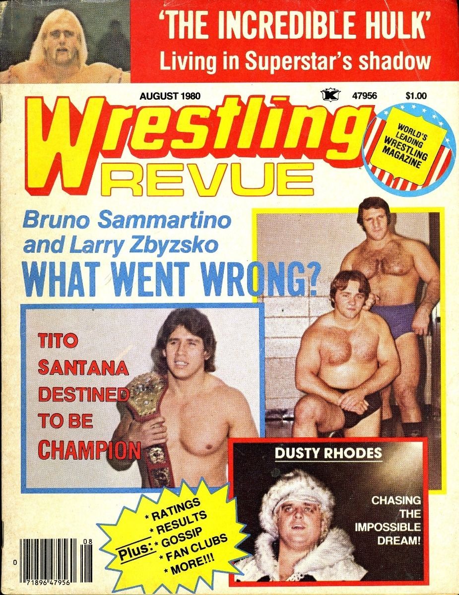 Wrestling Revue August 1980 Magazine PWcatalog