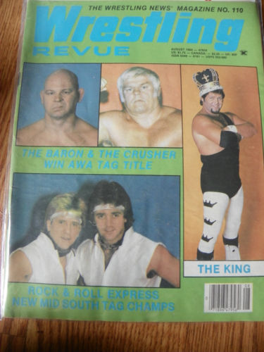 Wrestling Revue August 1984 Magazine PWcatalog