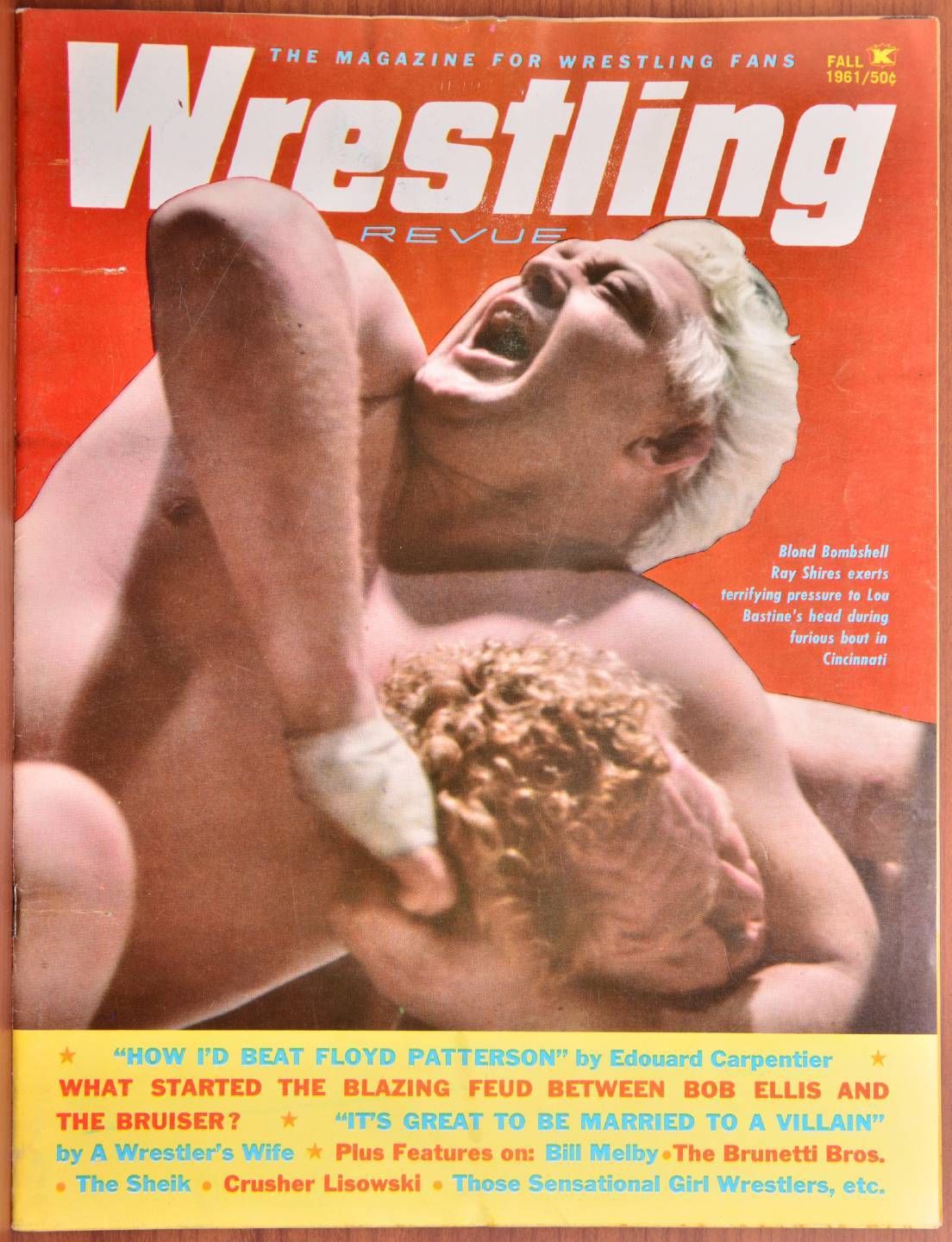 Wrestling Revue Fall 1961 Magazine PWcatalog