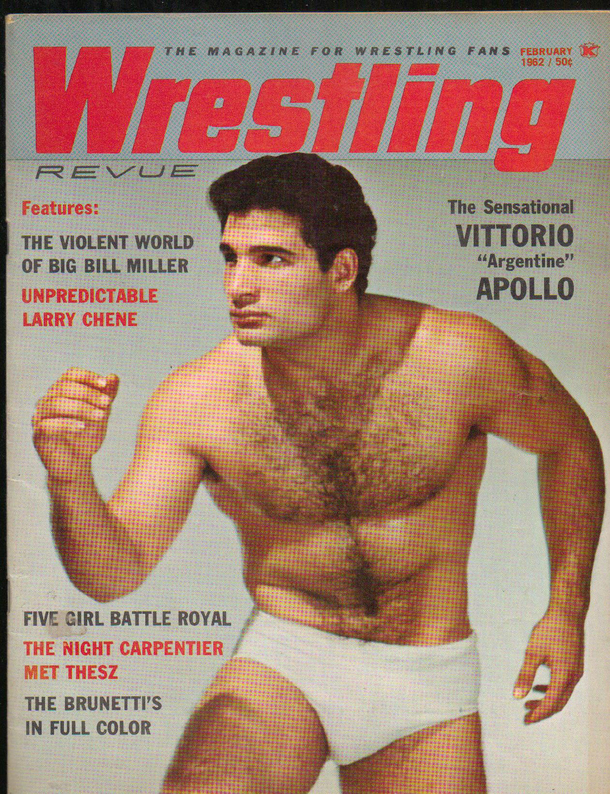 Wrestling Revue February 1962 Magazine PWcatalog