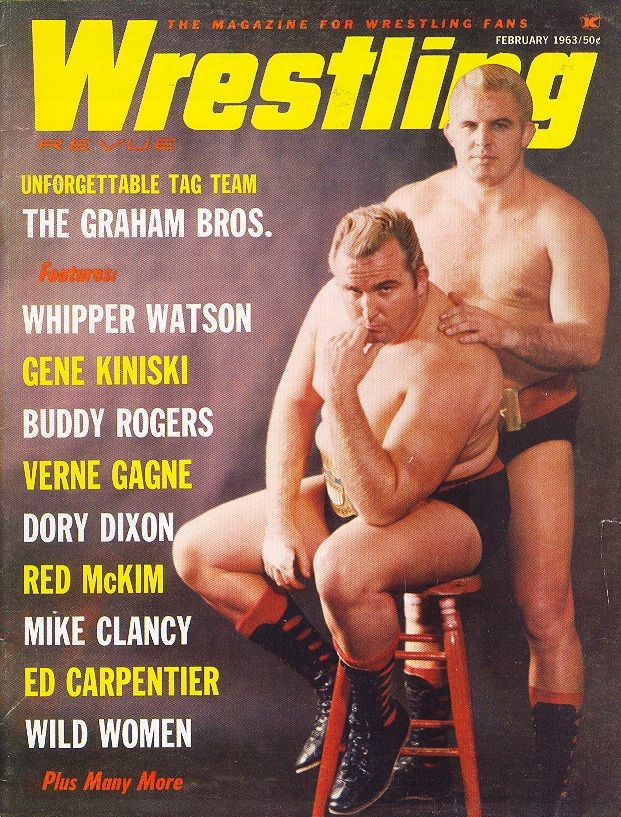 Wrestling Revue February 1963 Magazine PWcatalog
