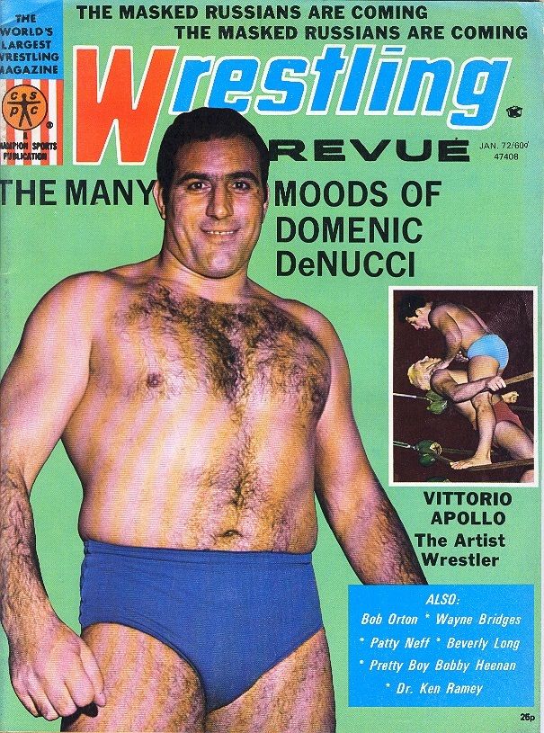 Wrestling Revue January 1972 Magazine PWcatalog