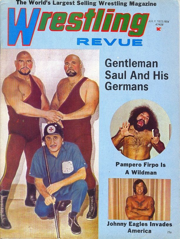 Wrestling Revue July 1972 Magazine PWcatalog