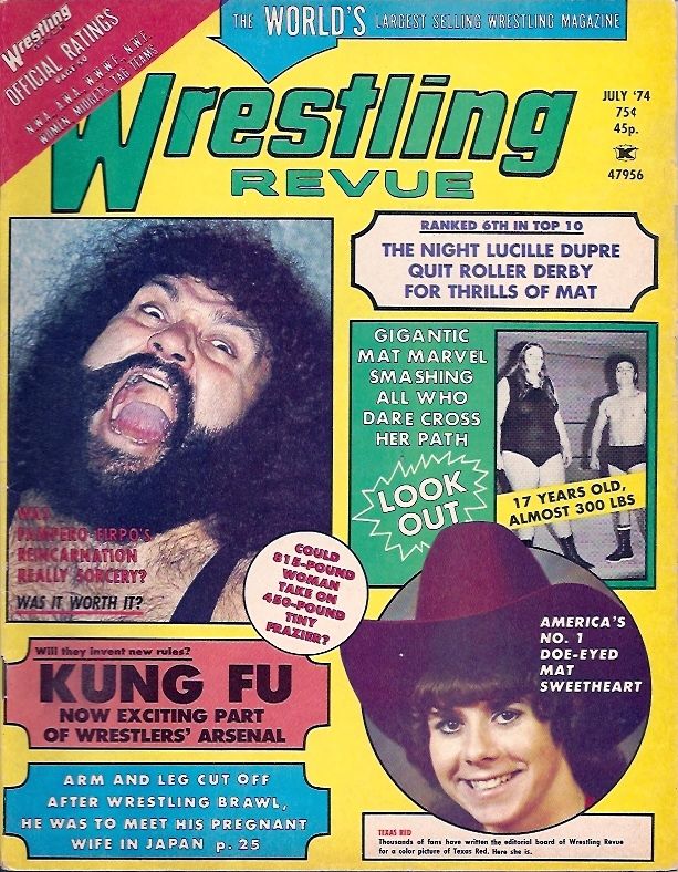 Wrestling Revue July 1974 Magazine PWcatalog