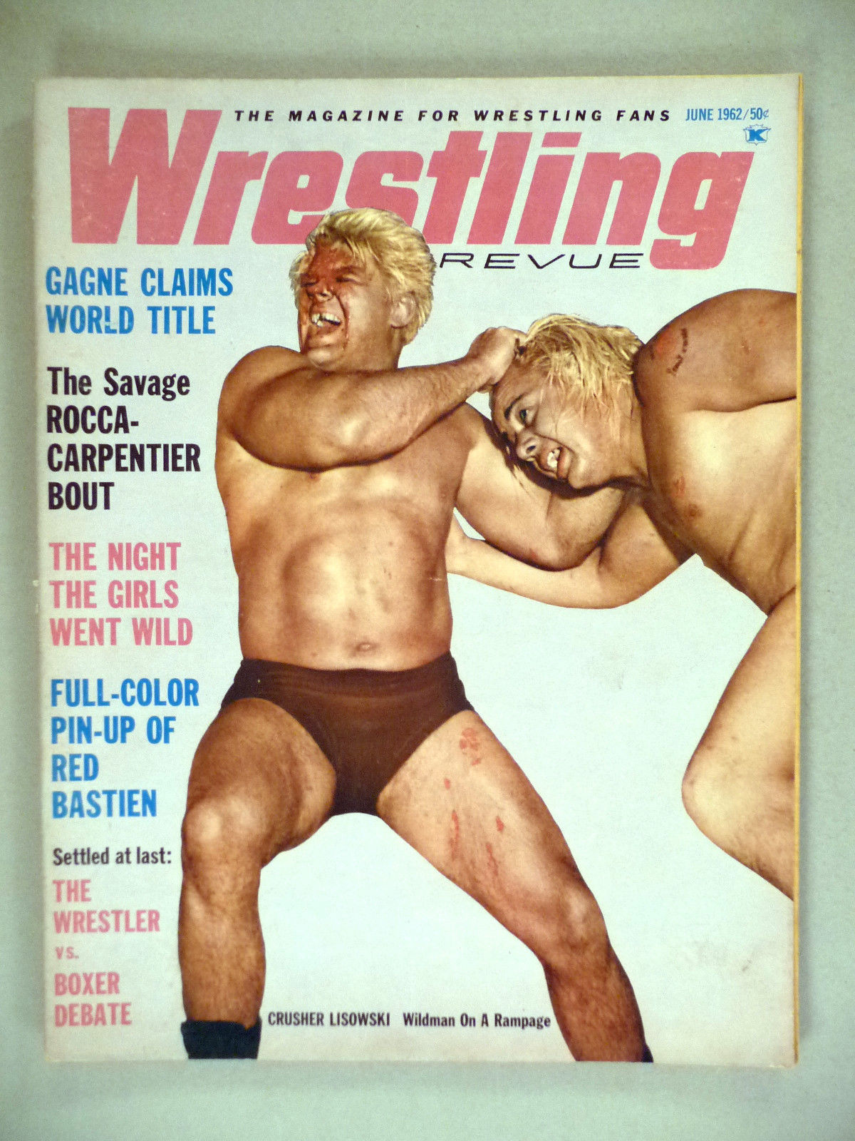 Wrestling Revue June 1962 Magazine PWcatalog