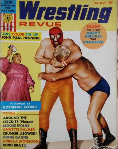 Wrestling Revue June 1964 Magazine PWcatalog