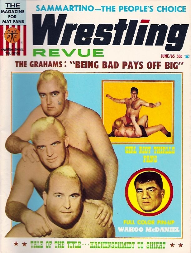 Wrestling Revue June 1965 Magazine PWcatalog