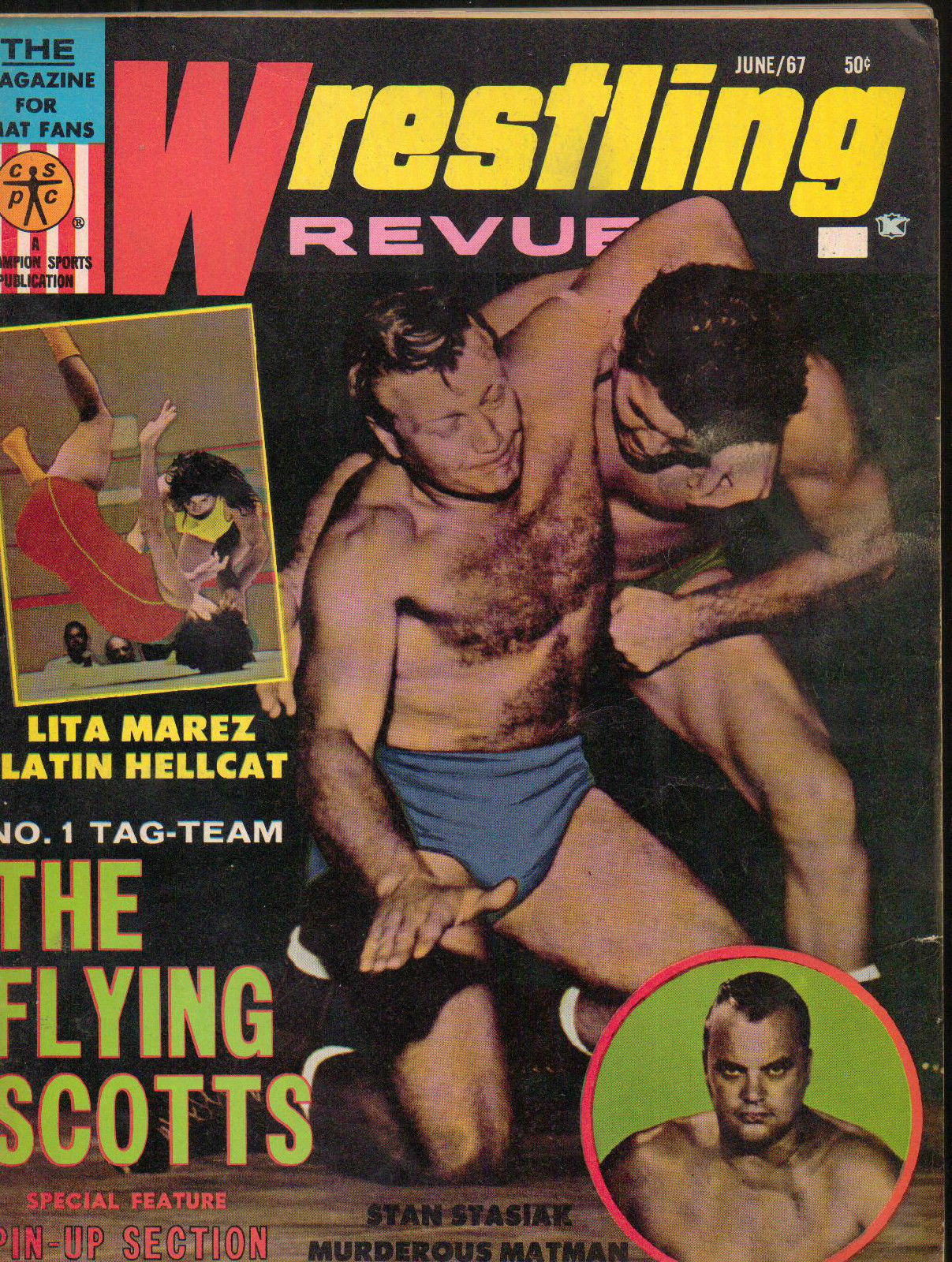 Wrestling Revue June 1967 Magazine PWcatalog