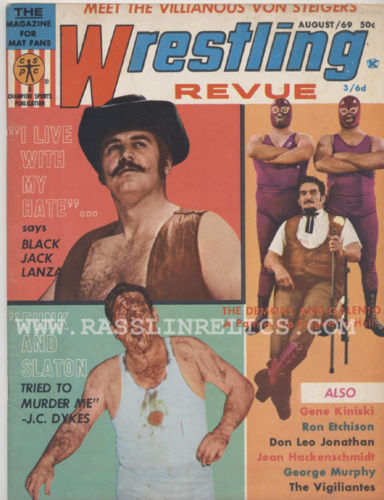 Wrestling Revue June 1969 Magazine PWcatalog