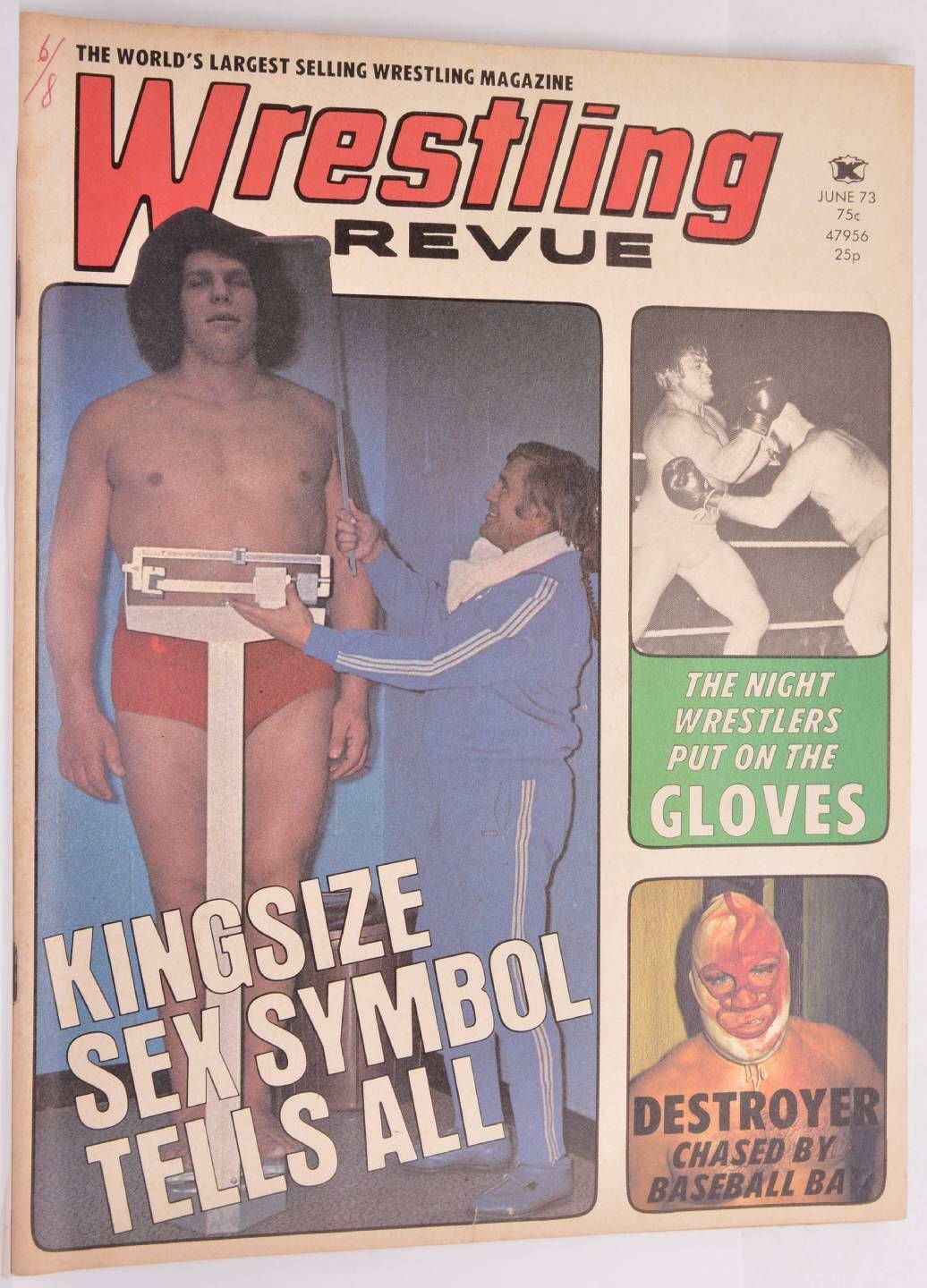 Wrestling Revue June 1973 Magazine PWcatalog